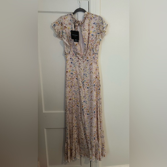 Cynthia Rowley Talia Maxi Flutter Sleeve Dress - Picture 2 of 2